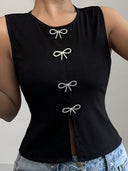 Marie | Tanktop met strikdetail