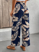 Rica | Bloemenprint wijde broek