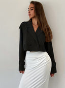 Nora | Korte trenchcoat