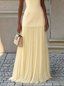 Miriam | Geplooide maxi-jurk