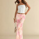 Aria | Bloemen maxi rok