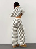 Riley | Tweedelige gestreepte loungewearset