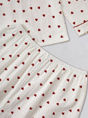 Nina | Pyjamaset met hartjesprint