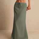 Vera | Maxi-rok met lage taille