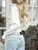 Jean | Kort gebreid vestje