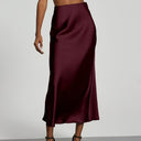 Sharon | Midi-rok met hoge taille