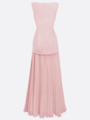 Miriam | Geplooide maxi-jurk