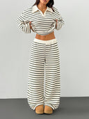 Riley | Tweedelige gestreepte loungewearset