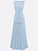 Miriam | Geplooide maxi-jurk