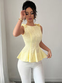 Diana | Tanktop met strikbandjes