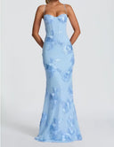 Julia | Bloemen maxi-jurk