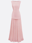 Miriam | Geplooide maxi-jurk