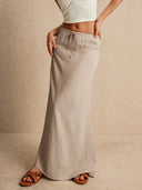 Vera | Maxi-rok met lage taille