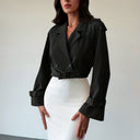 Nora | Korte trenchcoat