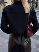 Freda | Enkelrijige casual jas