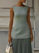 Miriam | Geplooide maxi-jurk