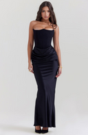 Abigail | Strapless maxi dress