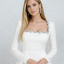 Ophelia | Mini-jurk met lange mouwen