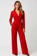 Mila | Lange mouwen formele jumpsuit