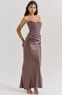 Abigail | Strapless maxi-jurk