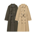 Alexandra | Dames Geknoopte Dubbelzijdige Lange Trenchcoat