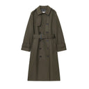 Alexandra | Dames Geknoopte Dubbelzijdige Lange Trenchcoat