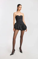 Alia | Dames Strapless Ballon Draped Mini Cocktailjurk