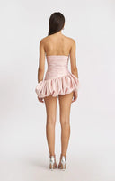 Alia | Dames Strapless Ballon Draped Mini Cocktailjurk