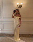 Valentina | Maxi-jurk met blote schouders