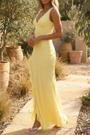 Christine | Maxi-jurk met hoge split