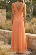 Christine | Maxi-jurk met hoge split