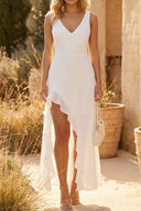 Christine | Maxi-jurk met hoge split