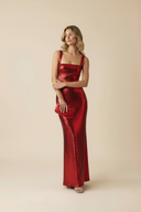 Amelia | Dames Mouwloze Pailletten Maxi Feestjurk
