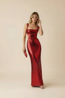 Amelia | Dames Mouwloze Pailletten Maxi Feestjurk
