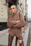 Analia | Dames Zip Jacket Hoge Hals Lange Mouw Twee Delige Set
