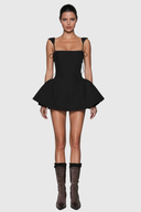 Annabelle | Dames Mouwloze A-Lijn Mini Jurk