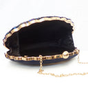 Astrid | Women’s Sequin Glitter Peacock Beaded Clutch Party Bag