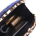 Astrid | Women’s Sequin Glitter Peacock Beaded Clutch Party Bag