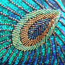 Astrid | Women’s Sequin Glitter Peacock Beaded Clutch Party Bag