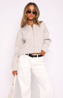 Augusta | Dames Drop Shoulder Zip Front Gebreide Cardigan