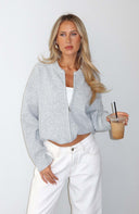 Augusta | Dames Drop Shoulder Zip Front Gebreide Cardigan