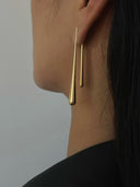 Austina | Vrouwen Lange Druppel Dangle Tapered Vorm Oorbellen