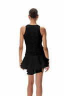 Ayleen | Dames Mouwloze Mini Cocktailjurk