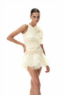 Ayleen | Dames Mouwloze Mini Cocktailjurk