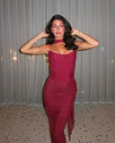Bindi | Strapless Maxi Bruidsgast Jurk voor Dames met Sjaal