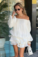 Bonnie | Minijurk met pofmouwen