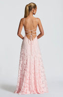 Briar | Dames Bloemen Mouwloze Maxi Herfst Bruidsgast Jurk