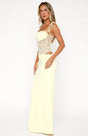 Brietta | Dames Mouwloze Kant Maxi Zomerjurk