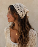 Carmen | Dames Boho Haak Open-Knit Hoofddoek