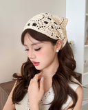 Carmen | Dames Boho Haak Open-Knit Hoofddoek